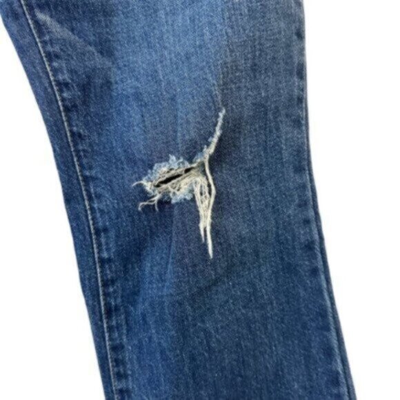 Pistola | Women's Dark Wash Denim Distressed Jeans Size 30 - Picture 6 of 9